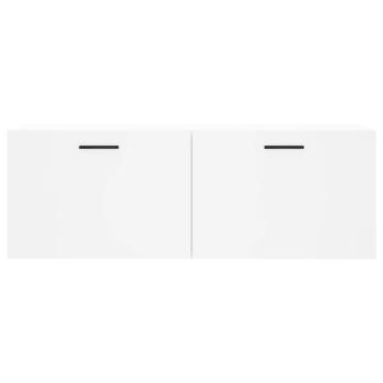 Wandschrank Weiß 100x36,5x35 cm Holzwerkstoff