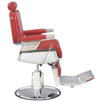 Friseurstuhl Rot 68x69x116 cm Kunstleder