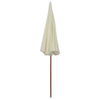 Sonnenschirm mit Stahl-Mast 300 cm Sandweiß