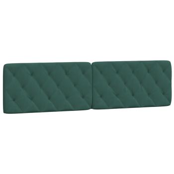 Bettgestell ohne Matratze Dunkelgrün 200x200 cm Samt