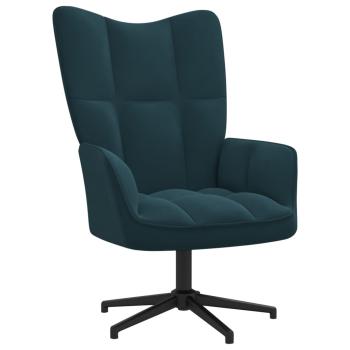 Relaxsessel Blau Samt