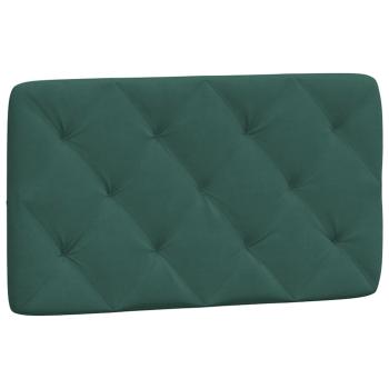 Bett mit Matratze Dunkelgrün 80x200 cm Samt