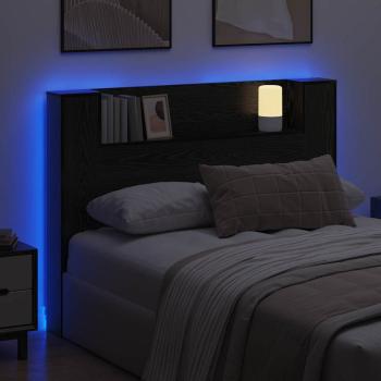 Kopfteil Schrank Schwarze Eiche Holzwerkstoff
