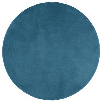 Teppich OVIEDO Kurzflor Türkis Ø 200 cm