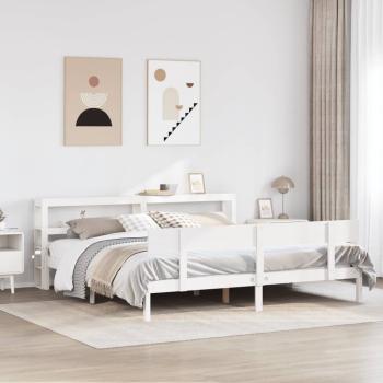 Waschbeckenregal Wandmontage Stahl und Akazienholz