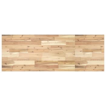 Waschbeckenregal Wandmontage Stahl und Akazienholz