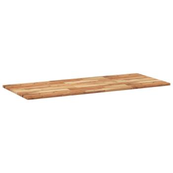 Schreibtischplatte Ölbeschichtung 140x60x2 cm Massivholz Akazie