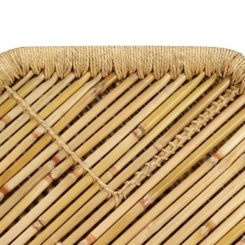Couchtisch Bambus Achteckig 60x60x45 cm