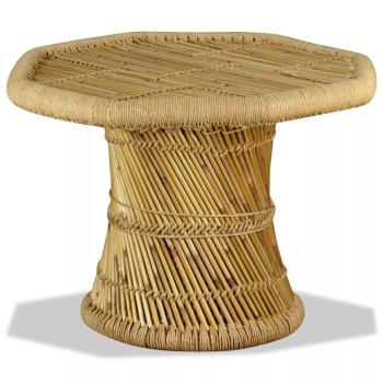 Couchtisch Bambus Achteckig 60x60x45 cm