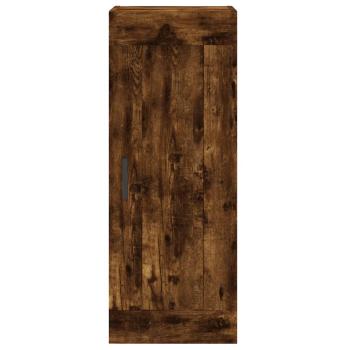 Highboard Räuchereiche 34,5x34x180 cm Holzwerkstoff