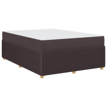 Bettgestell Sonstiges Dunkelbraun 140 x 200 cm Stoff