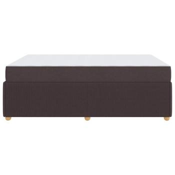Bettgestell Sonstiges Dunkelbraun 140 x 200 cm Stoff
