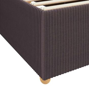 Bettgestell Sonstiges Dunkelbraun 140 x 200 cm Stoff