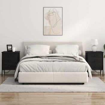 Nachttisch Schwarze Eiche 42 x 41 x 61 cm Holzwerkstoff