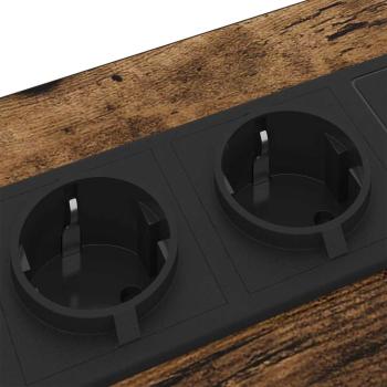 Nachttische 2 pcs Räuchereiche 42 x 41 x 61 cm Holzwerkstoff