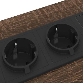 Nachttische 2 pcs Braune Eiche 42 x 41 x 61 cm Holzwerkstoff