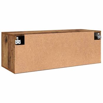 Wandschrank Altholz 100 x 36.5 x 35 cm Holzwerkstoff
