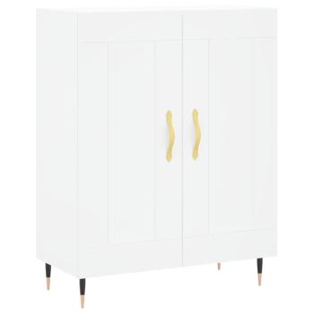 Highboard Weiß 69,5x34x180 cm Holzwerkstoff