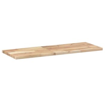 Schweberegale 2 Stk. 100x30x2 cm Massivholz Akazie Unbehandelt
