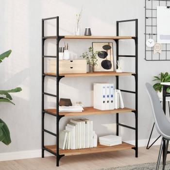 ARDEBO.de - Schweberegale 4 Stk. 60x40x2 cm Massivholz Akazie Ölbehandelt