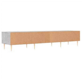 TV-Schrank Betongrau 150x36x30 cm Holzwerkstoff