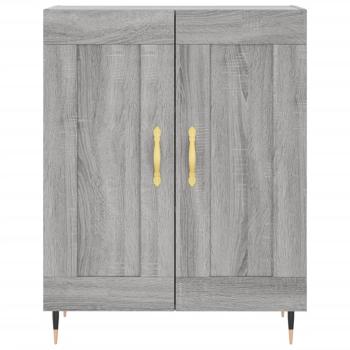 Sideboard Grau Sonoma 69,5x34x90 cm Holzwerkstoff