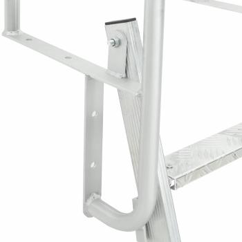 Dockleiter Sonstiges Silber 58 x 77 x 144 cm Aluminium