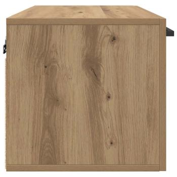 Wandschrank Eiche handwerklich 60 x 36.5 x 35 cm Holzwerkstoff