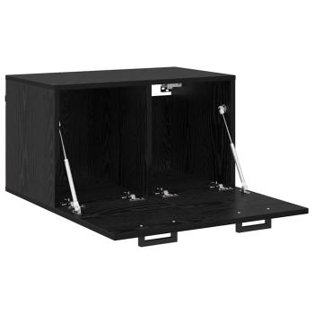 Wandschrank Schwarze Eiche 60 x 36.5 x 35 cm Holzwerkstoff