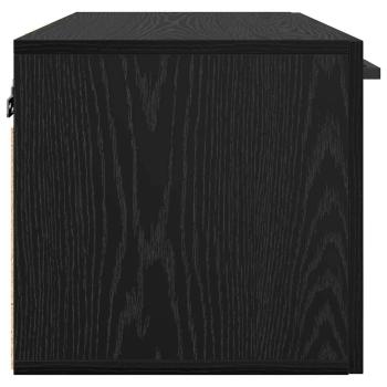 Wandschrank Schwarze Eiche 60 x 36.5 x 35 cm Holzwerkstoff