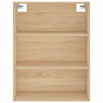Highboard Sonoma-Eiche 69,5x34x180 cm Holzwerkstoff
