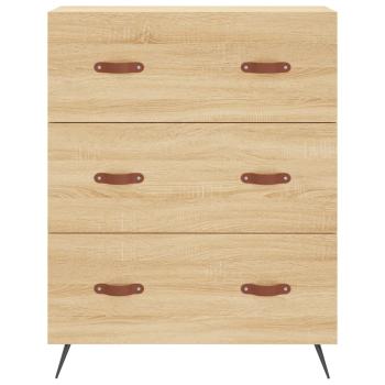Highboard Sonoma-Eiche 69,5x34x180 cm Holzwerkstoff