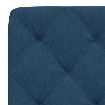 Kopfteil-Kissen Blau 160 cm Stoff