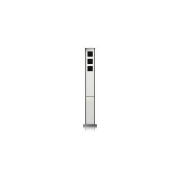 ARDEBO.de TCS K33AP Kommunikationssäule, unbestückt, für 3 AMI-Module, freistehend, 1,30 m Höhe