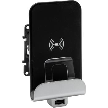 ARDEBO.de Legrand 864126 Wireless Charging Modul Niloe Step Aluminium/schwarz