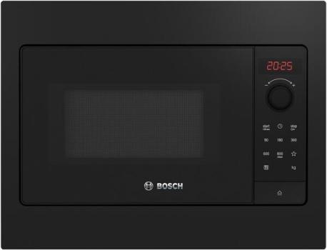 ARDEBO.de Bosch BFL523MB4 Serie 2 Einbau Mikrowelle, 800 W, 20 L, AutoPilot 7, Reinigungsunterstützung, QuickStart, Schwarz
