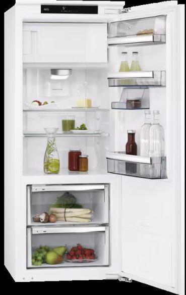 ARDEBO.de AEG SFE814D9ZC Einbaukühlschrank mit Gefrierfach, Nischenhöhe 140 cm, 187 L, Festtürtechnik, 360°Cooling, Coolmatic