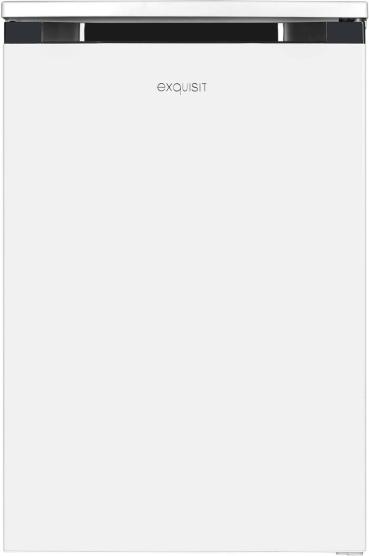 ARDEBO.de Exquisit KS15-4-051C Stand Kühlschrank mit Gefrierfach, 55 cm breit, 107 L, Gemüseschublade, Griffmulde, weiß