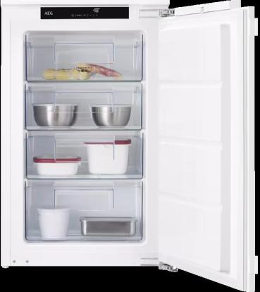 ARDEBO.de AEG NAB6L88EF Einbau Gefrierschrank, Nischenhöhe 88 cm, 98 L, LowFrost, Festtürtechnik, Frostmatic, 4 Gefrierschubladen