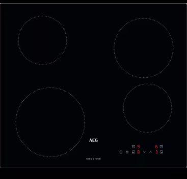 ARDEBO.de AEG IBE6420SCB Autarkes Induktionskochfeld, 59 cm breit, Topferkennung, Kindersicherung, Power-Funktion, Rahmenlos