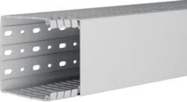 ARDEBO.de Hager HA7100100 Verdrahtungskanal, 100x100x2000 mm, lichtgrau