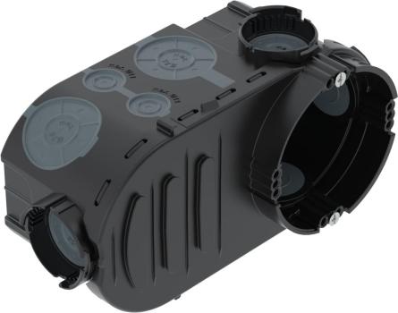 ARDEBO.de OBO Bettermann UE 66-L UP Unterputz-Elektronikdose 66, luftdicht, schwarz, (2003727)