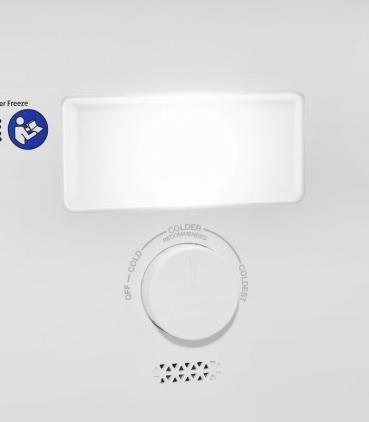 Exquisit KGC250-85-NF-040D Stand Kühl-Gefrierkombination, 54 cm breit, 247 L, NoFrost, LED Beleuchtung, weiß