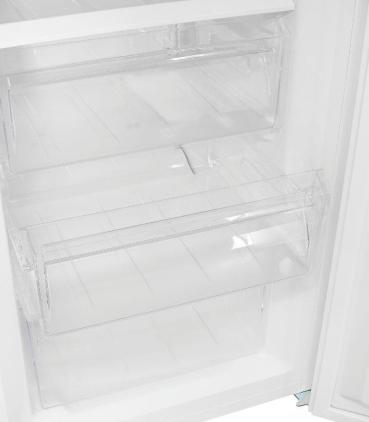 Exquisit KGC250-85-NF-040D Stand Kühl-Gefrierkombination, 54 cm breit, 247 L, NoFrost, LED Beleuchtung, weiß