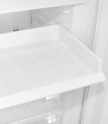 Exquisit KGC250-85-NF-040D Stand Kühl-Gefrierkombination, 54 cm breit, 247 L, NoFrost, LED Beleuchtung, weiß