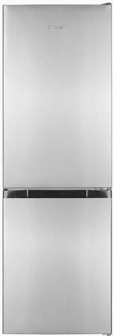 ARDEBO.de Exquisit KGC231-60-E-050C Stand Kühl-Gefrierkombination, 47,4 cm breit, 157 L, LED Beleuchtung, Super-Kühl-Modus, inoxlook