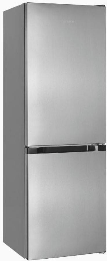 Exquisit KGC231-60-E-050C Stand Kühl-Gefrierkombination, 47,4 cm breit, 157 L, LED Beleuchtung, Super-Kühl-Modus, inoxlook