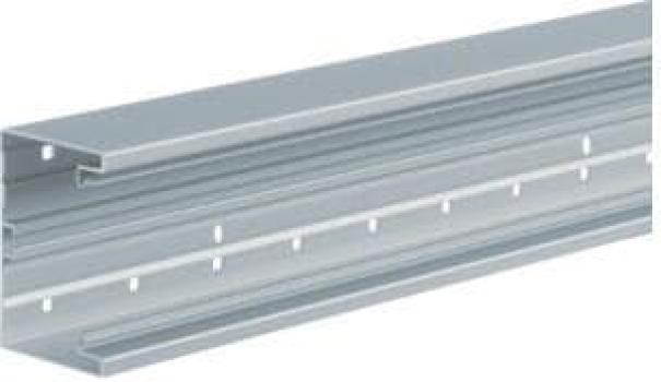 ARDEBO.de Hager BRA651001ELN Brüstungskanalsystem, Aluminium, eloxiert, 2m