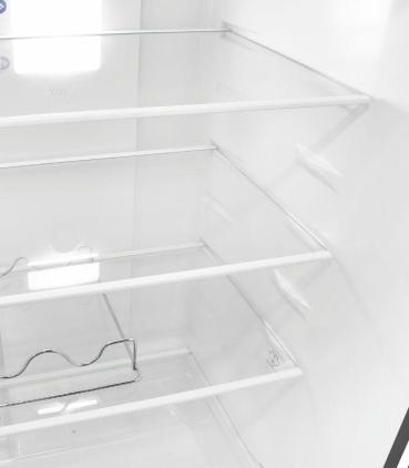 Exquisit KGC250-85-NF-040D Stand Kühl-Gefrierkombination, 54 cm breit, 247 L, NoFrost, LED Beleuchtung, inoxlook-az