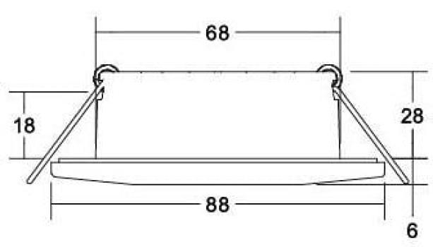 Brumberg LED-Einbaudownlightset IP44, rund, schwarz matt (39253083)